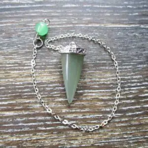 Aventurine small cone pendulum