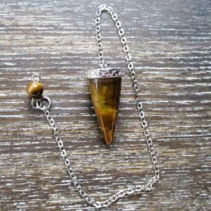 Tigers Eye small cone pendulum
