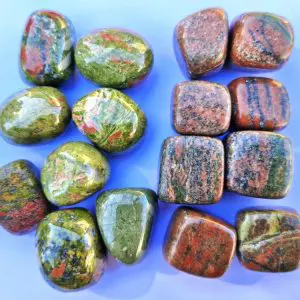 Unakite Tumbles A grade & B grade