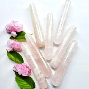 Rose Quartz B grade Massage wands 10cm