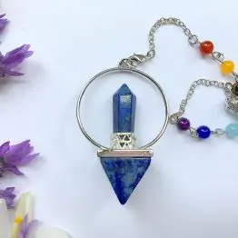 Lapis Lazuli Pyramid with Point Pendulum