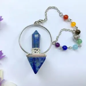 Lapis Lazuli Pyramid with Point Pendulum