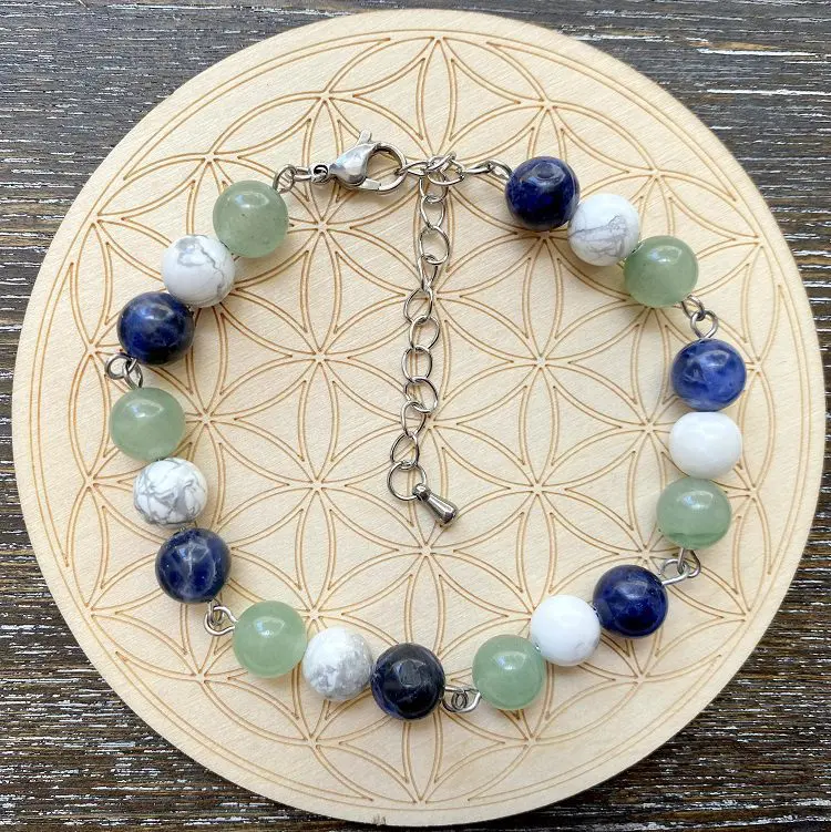Calming crystal bracelet