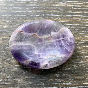Amethyst worry stone