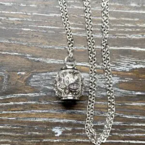 butterfly crystal urn memorial pendant