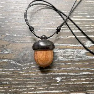 Wooden Memorial Pendant