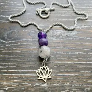 Anxiety drop necklace - style 1
