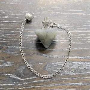 Labradorite wide cone penduum