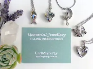 animal memorial jewellery group shot