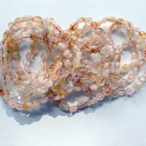 Citrine irregular bead bracelets