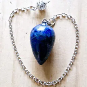 Water drop pendulum Lapis Lazuli