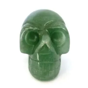 Skull Carving Aventurine