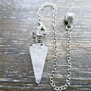 clear quartz cone medium