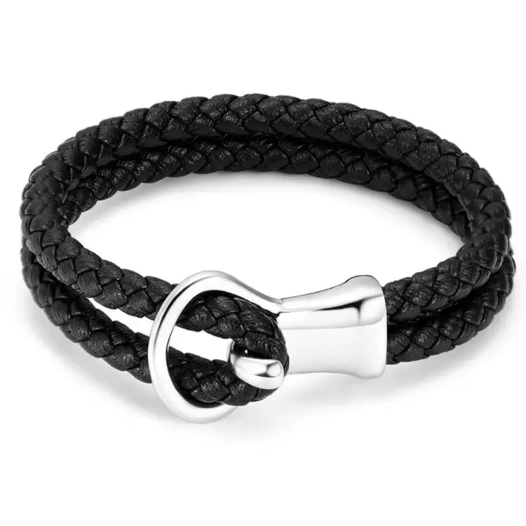Buckle Leather Memorial Bracelet