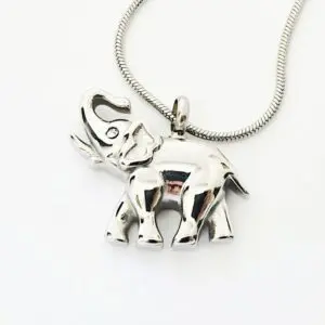 Elephant Memorial Pendant