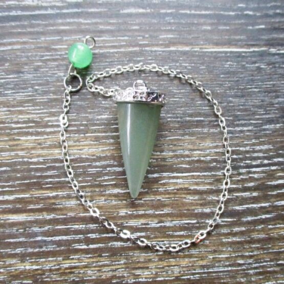 Aventurine small cone pendulum