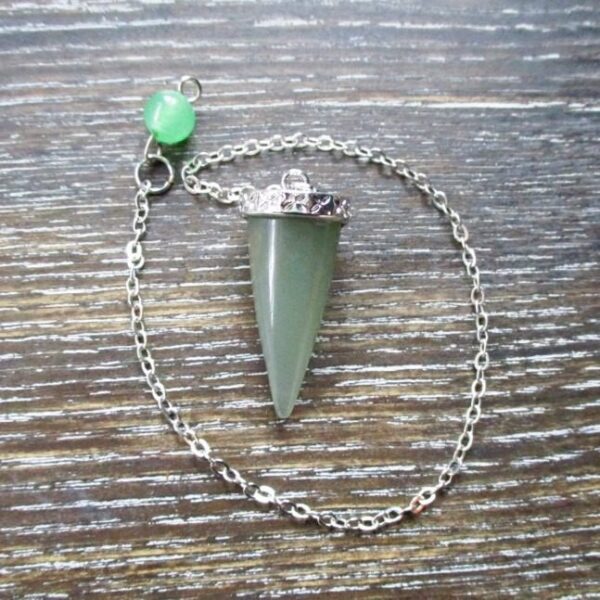 Aventurine small cone pendulum