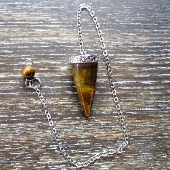 Tigers Eye small cone pendulum