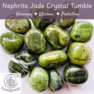 Nephrite Jade Crystal Tumble