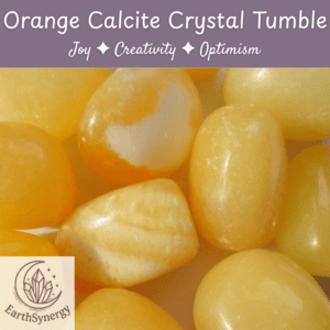 Orange Calcite Crystal Tumble