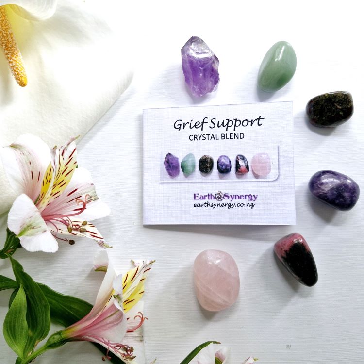 grief support crystal blend