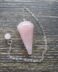 Rose Quartz Faceted Pendulum