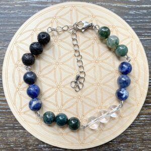 Immune system crystal bracelet