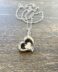 Double Heart memorial keepsake