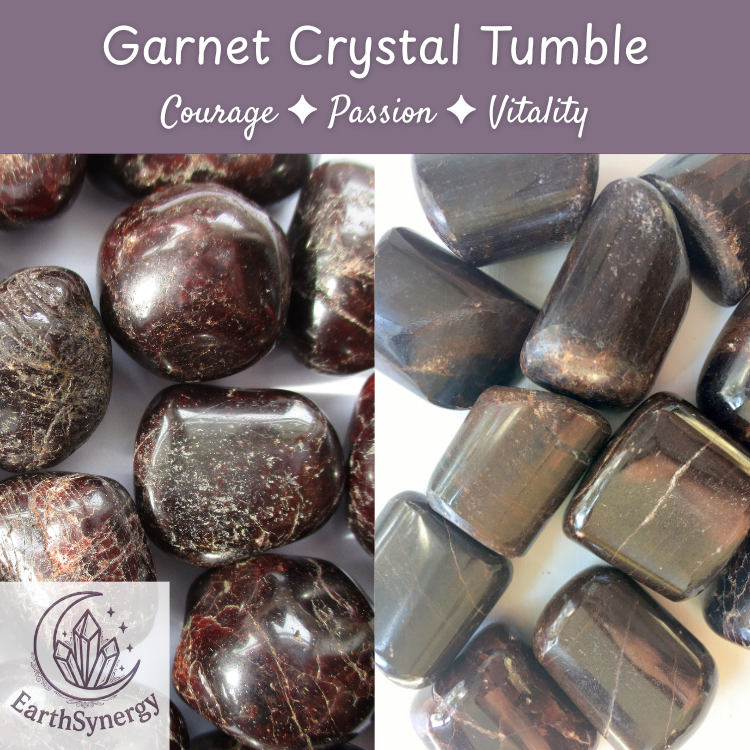 Garnet Crystal Tumbles