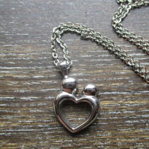 mother & child memorial pendant