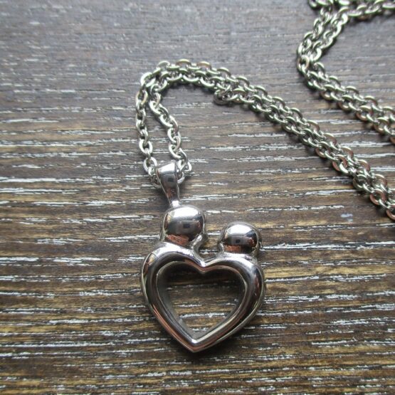 mother & child memorial pendant