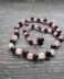 Rose Quartz & Dark Cherry Amber Necklace