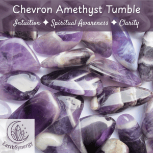 Amethyst Chevron Crystal Tumble