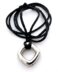 Square memorial pendant with Cord