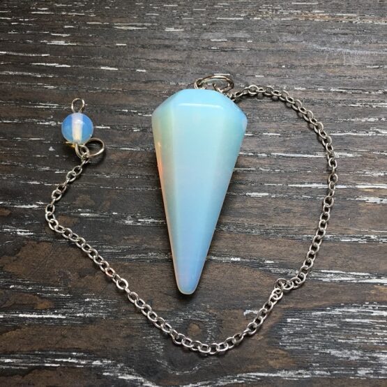 Opalite Faceted Pendulum