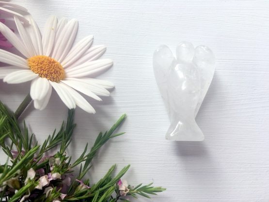 Small Clear Quartz Angel