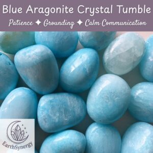 Blue Aragonite Crystal Tumble