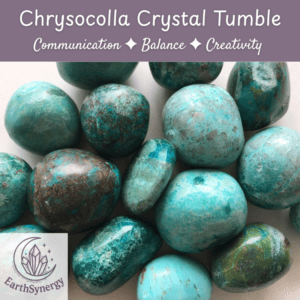 Chrysocolla Crystal Tumble