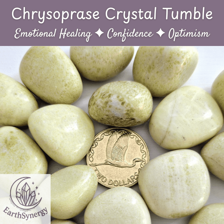Chrysoprase Crystal Tumble
