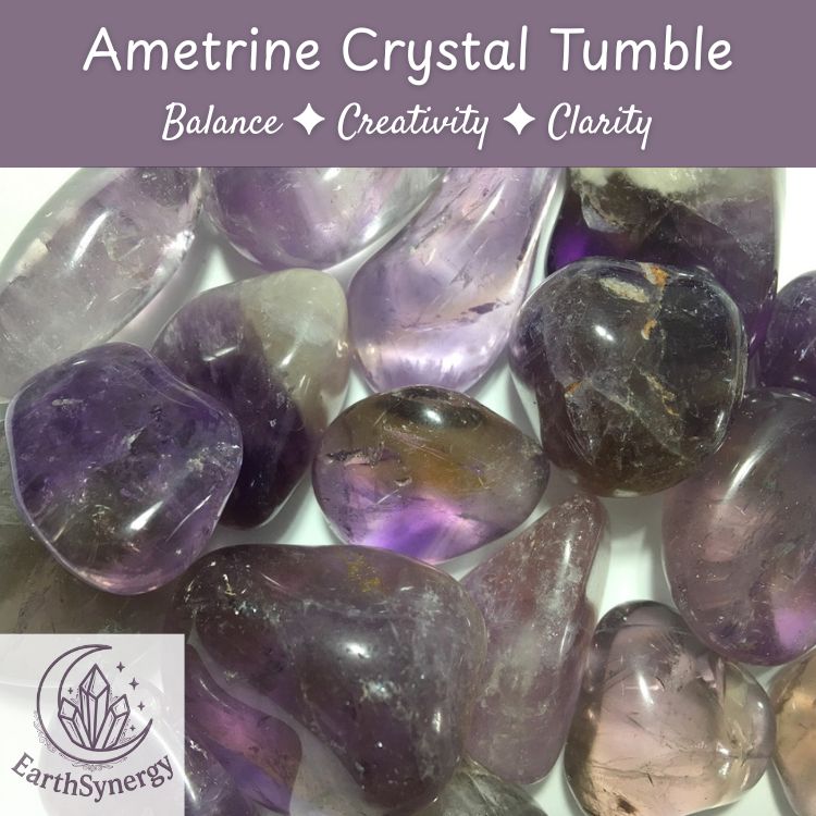 Ametrine Crystal Tumble