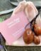 Jasper Yoni egg set - drilled