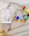 Rose Quartz Pyramid with Point Pendulum
