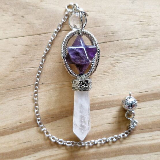 Amethyst Merkabah Pendulum