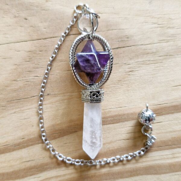 Amethyst Merkabah Pendulum