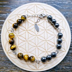 Yin & Yang crystal bracelet