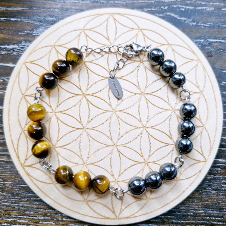 Yin & Yang crystal bracelet