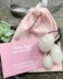 Clear Quartz yoni egg set - drilled