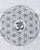 Flower of Life with OM symbol