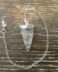 Clear Quartz small come pendulum