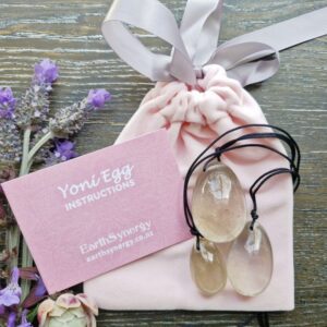 Drilled Smoky Quartz Yoni Egg Set 2025